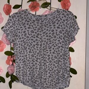 Old Navy Gray Graphic Short Sleeve T-Shirt